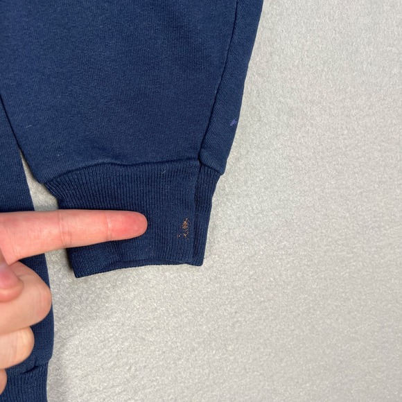 Y2K Vail Colorado Hoodie Fits Medium 2000s Distressed Navy Blue Hanes Pullover - Picture 5 of 12